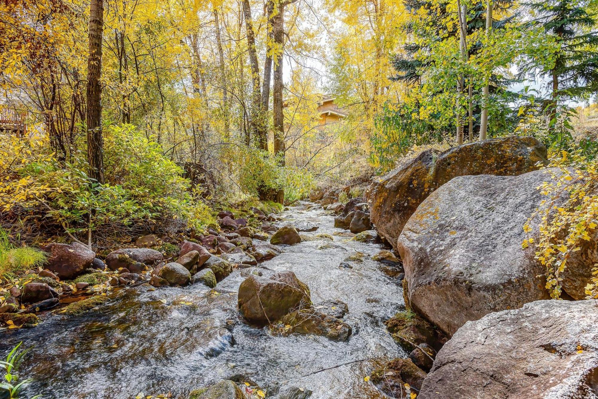 Peaceful Creek View From The Deck! Walk To Shuttle Βίλα Vail Εξωτερικό φωτογραφία